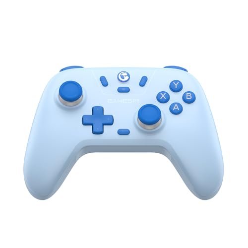 GameSir Nova Lite 2.4g Controller for PC, Steam, Switch, iOS and Android devices, Wireless Gaming Gamepad with Hall Effect Joysticks, Turbo Function - （blue）