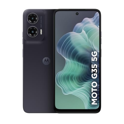 Smartphone Motorola Moto g35 5G - 128GB 12GB (4GB RAM+8GB Ram Boost) e Camera 50MP com AI NFC Tela 6.7" com Superbrilho - Garfite