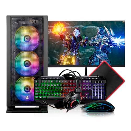 PC Gamer Completo Mancer, AMD Ryzen 5 3400G, 16GB DDR4, SSD 480GB, Fonte 500W 80 Plus