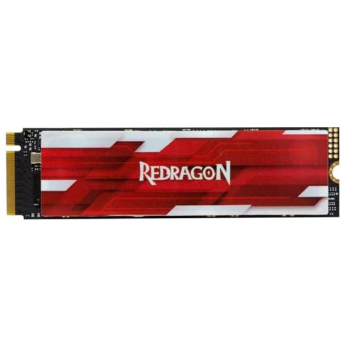 Ssd Gamer Redragon 1tb Blaze, M.2 Nvme Gen 4.0, Leitura 7450mb/s e Gravação 6600mb/s
