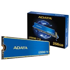 SSD PCIe ADATA, 256GB, NVMe, Leitura: 2.400MB/s e Gravação: 1.800MB/s, Azul